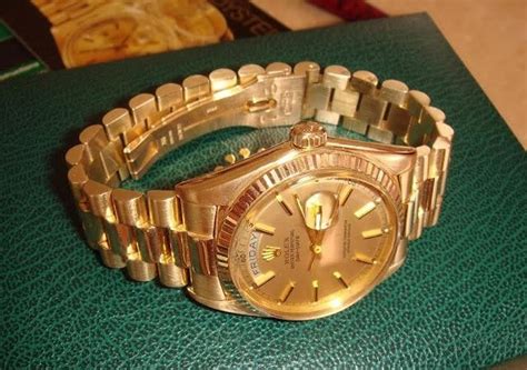 is a rolex solid gold|18k solid gold Rolex watch.